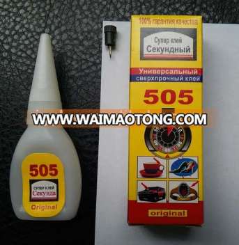 Instant Super Glue 505 Factory Wholesale Cyanoacrylate Adhesive